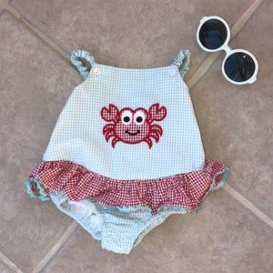 Stellybelly baby girls one piece bathing suit